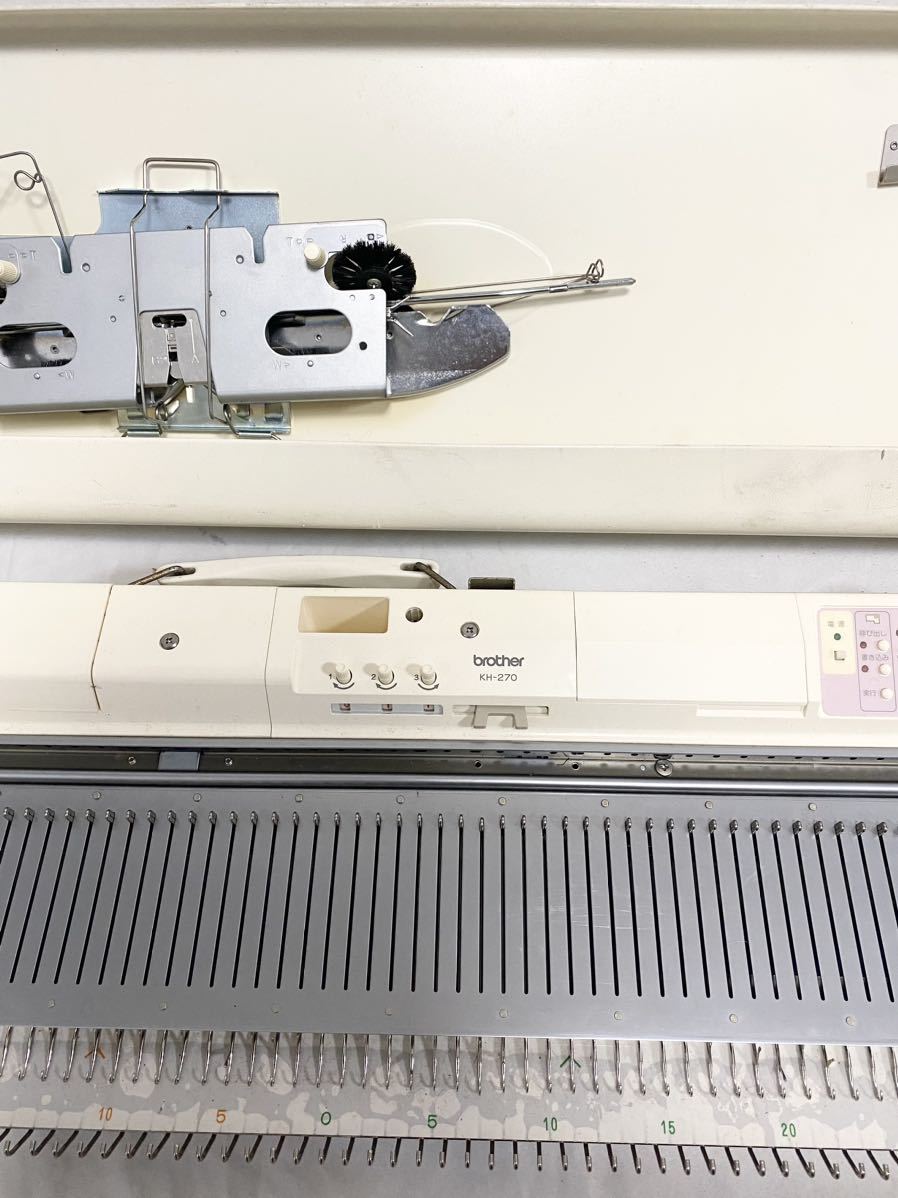 9K018 brother ブラザー 編み機 Topicol-9 トピカル9 KH-270 編機 電子 