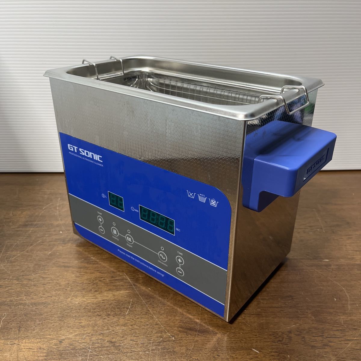 GT SONIC 超音波洗浄機 業務用 小型 超音波洗浄器 R3 3L 100W 40kHz 