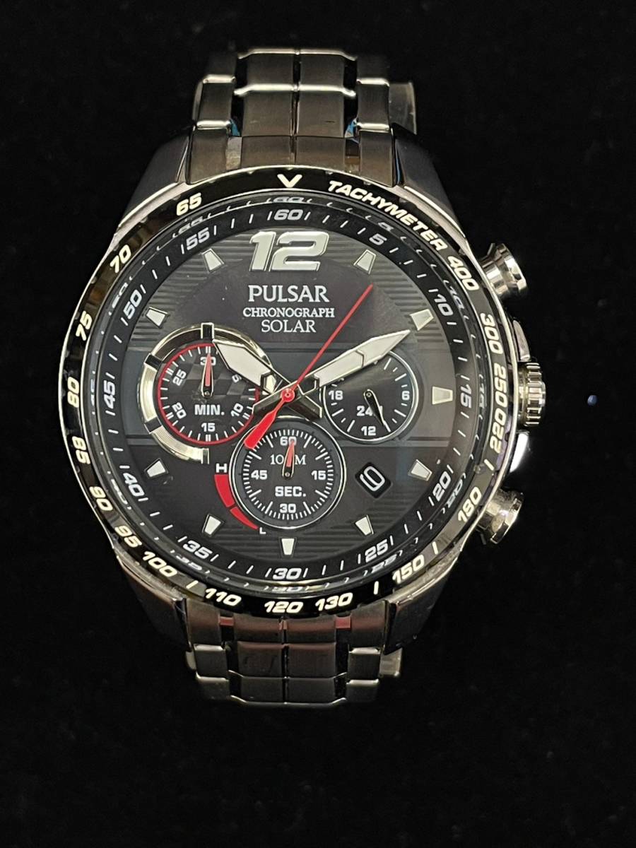 セイコー パルサー WRC RALLY ラリー ソーラークロノグラフ PZ5019X1 メンズ腕時計