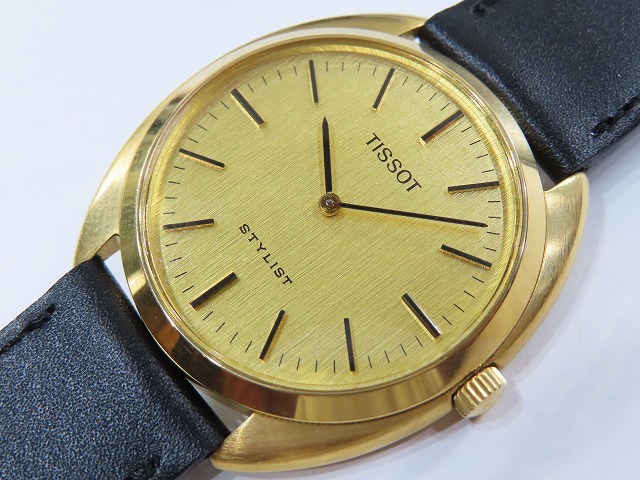 動品/TISSOT/ティソ/スタイリスト/化粧箱付/メンズ/薄型手巻/アンティーク