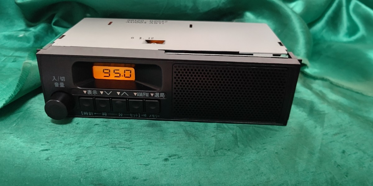 即決！ トヨタ・ダイハツ純正 1DIN スピーカー内蔵 ワイドFM対応！180