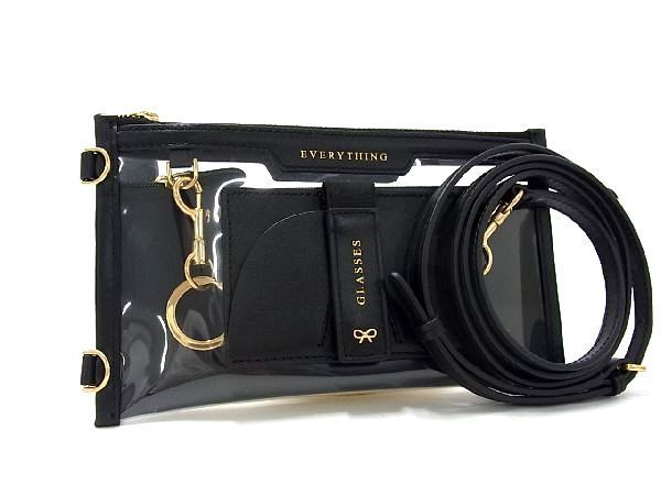 □新品□未使用□ ANYA HINDMARCH アニヤハインドマーチ PVC×レザー 