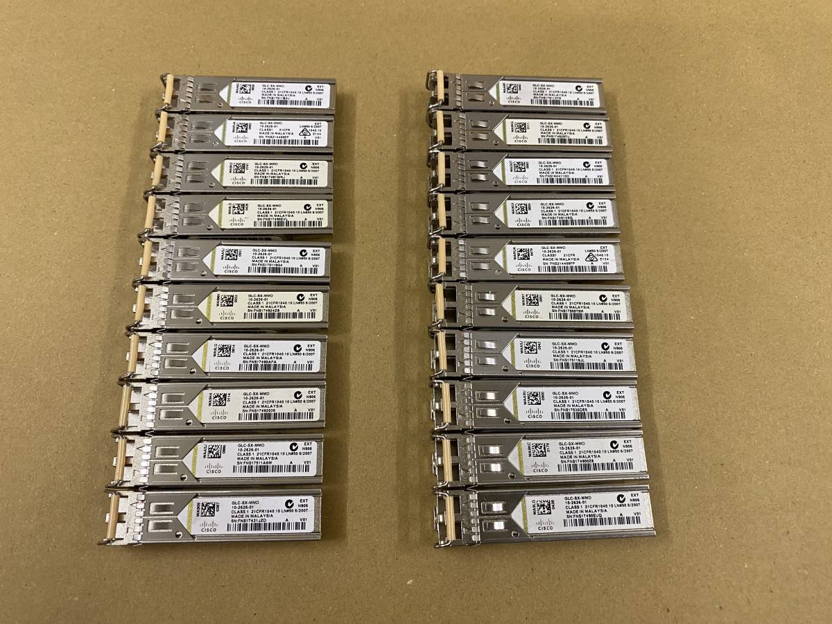 ☆ 20個セット！！☆ [W3] Cisco GLC-SX-MMD