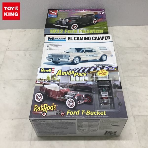 品質保証，人気 1円〜 モノグラム 等 1/24 他 EL CAMINO CAMPER 1932 Ford Phaeton 他(プラモデル)｜売買されたオークション情報、yahooの商品情報をアーカイブ公開 - オークファン その他
