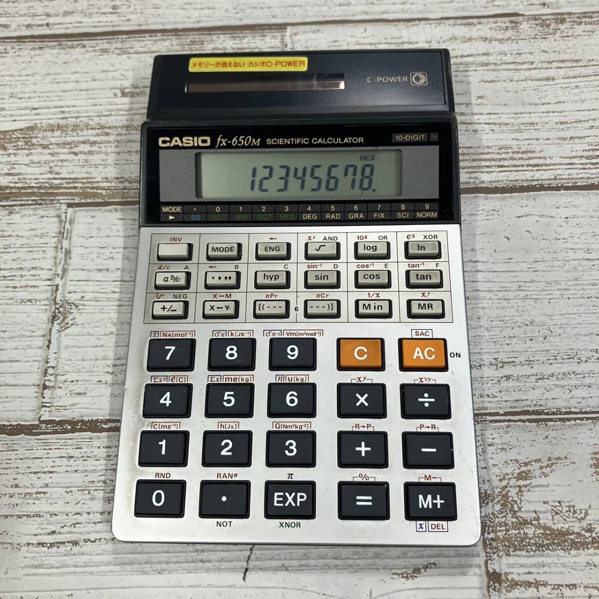 CASIO fx-650M 科学計算機 230920-4K]【現状品】《CASIO/電卓》計算機/関数電卓/カシオ/FX-650M