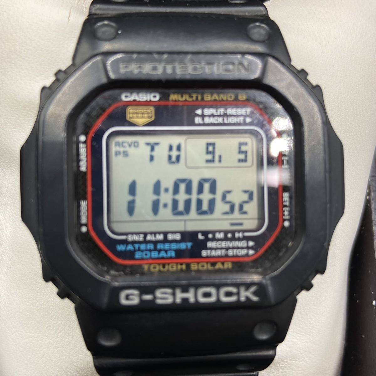 CASIO G-SHOCK タフソーラー マルチバンド6 GW-M5610-1JF 箱付き 稼働