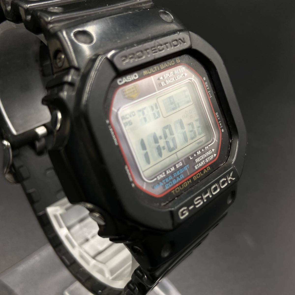 CASIO G-SHOCK タフソーラー マルチバンド6 GW-M5610-1JF 箱付き 稼働 