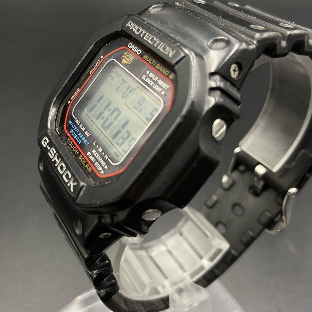 CASIO G-SHOCK タフソーラー マルチバンド6 GW-M5610-1JF 箱付き 稼働