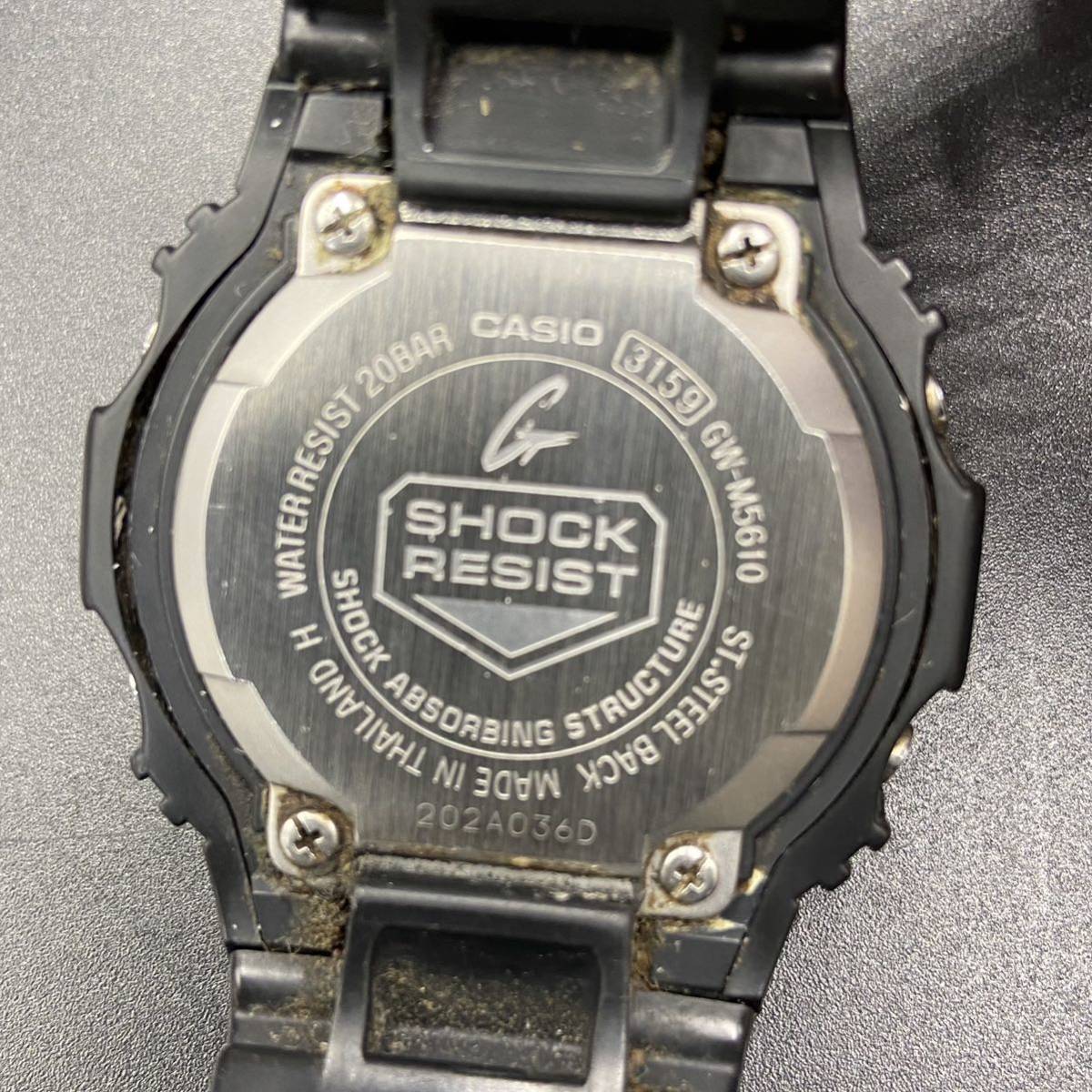 CASIO G-SHOCK タフソーラー マルチバンド6 GW-M5610-1JF 箱付き 稼働 