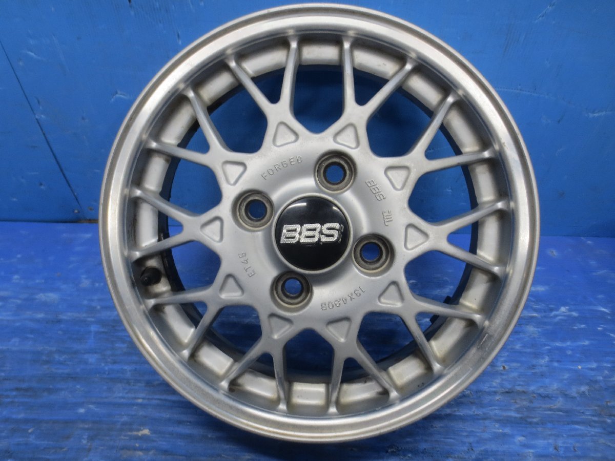 BBS 鍛造 13インチ アルミホイール4本タイヤ付13インチ タイヤ付アルミ 