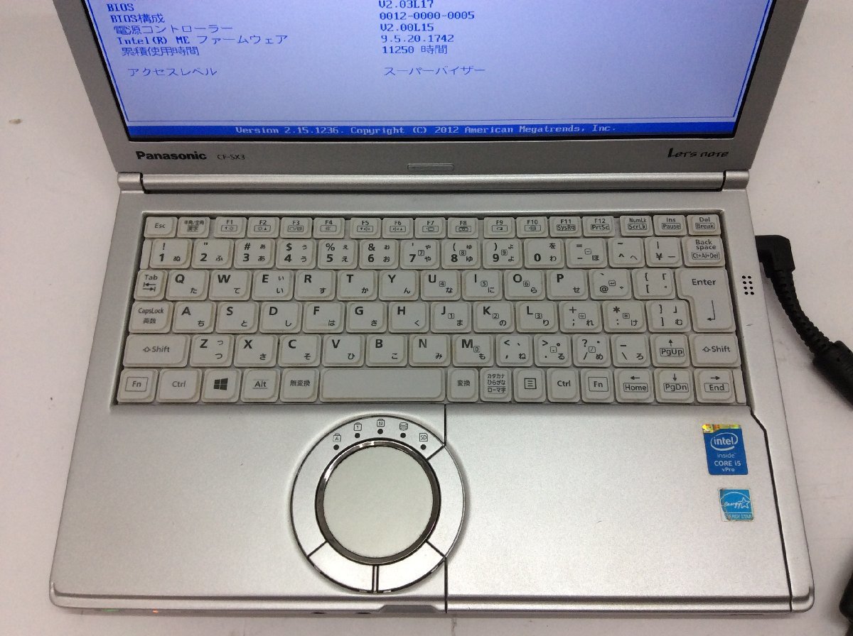 Panasonic CF-SX3JDHCS Intel Core i5-4310U メモリ4.1GB HDD320.07GB