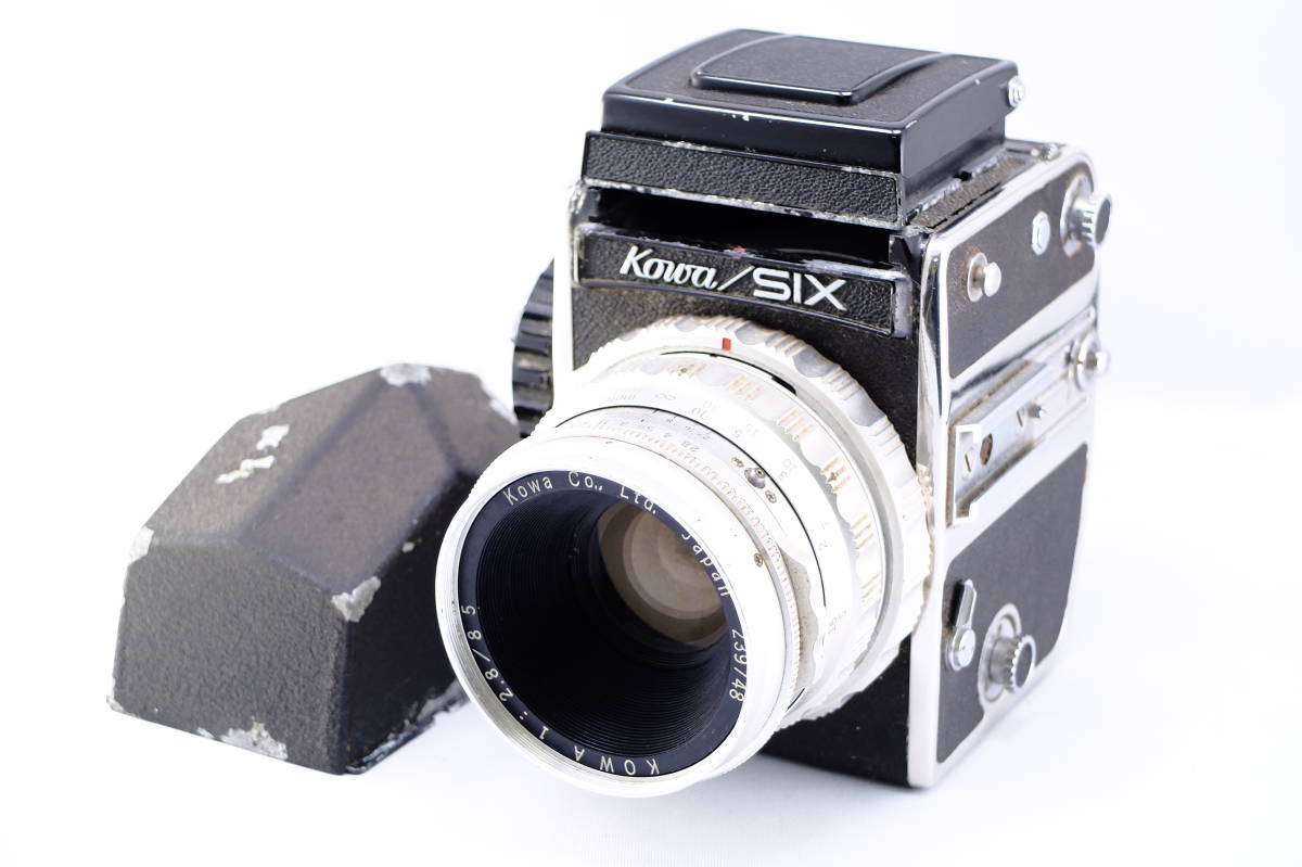 kowa six mm 85mm f 2.8 中判フィルムカメラ D01I】【ジャンク】Kowa コーワ SIX + 85mm F2.8 コーワシックス 中判