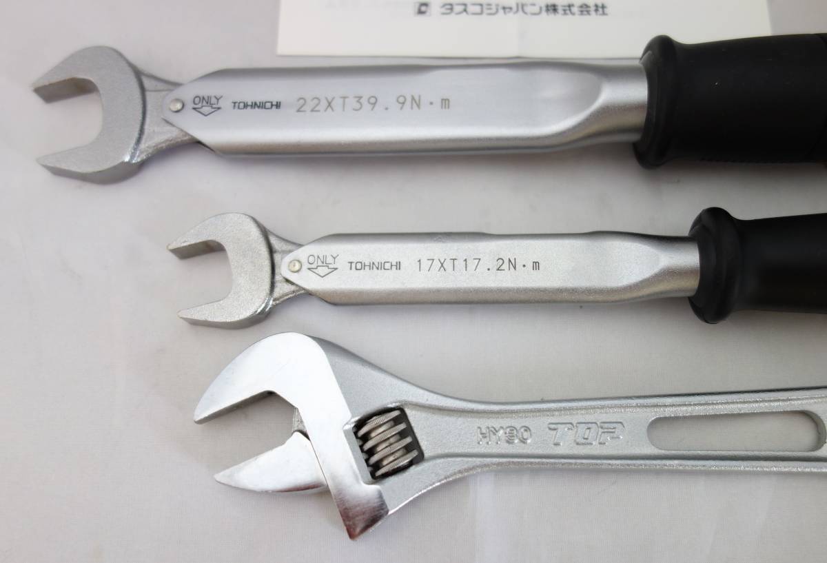 TASCO タスコ トルクレンチ 校正証明書付 TMS952C 22X39.9N·mと17mm