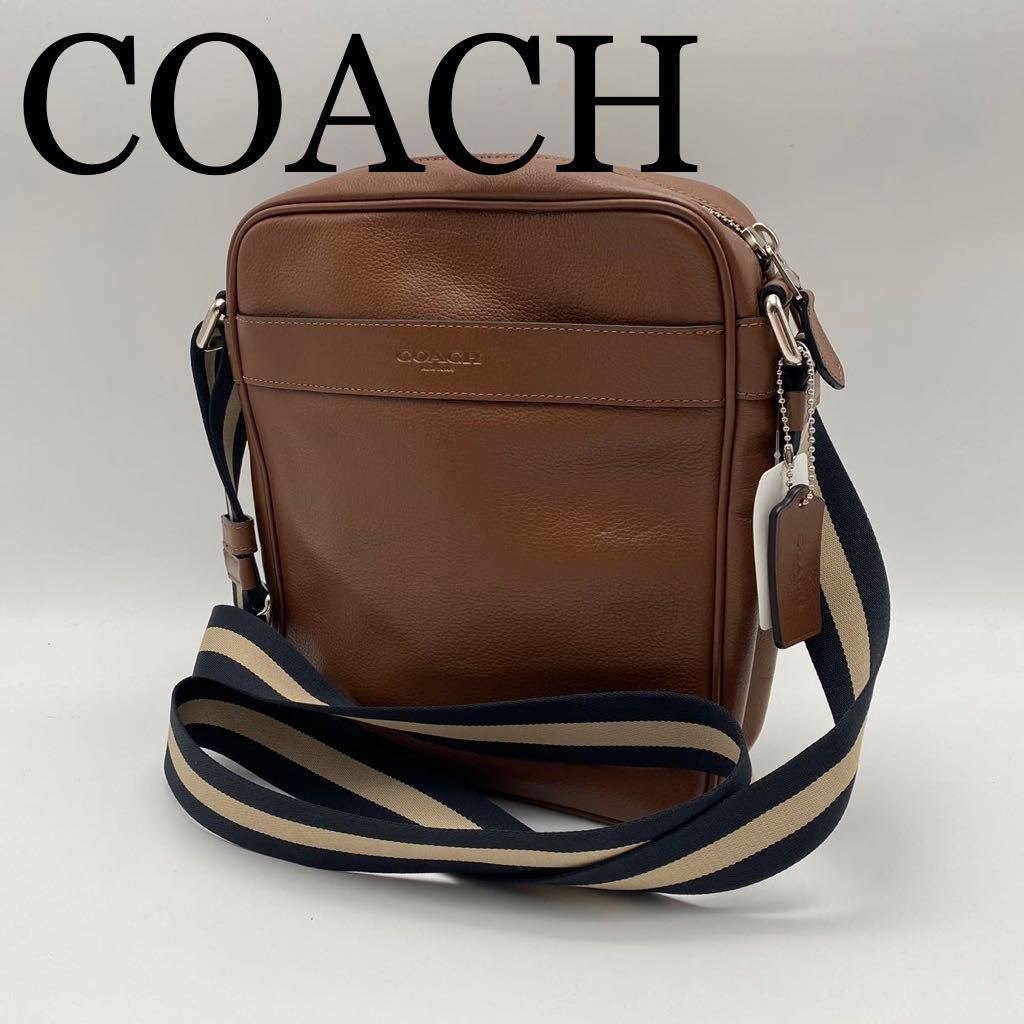 COACH コーチ ショルダーバッグ レザー ブラウン 【公式通販】