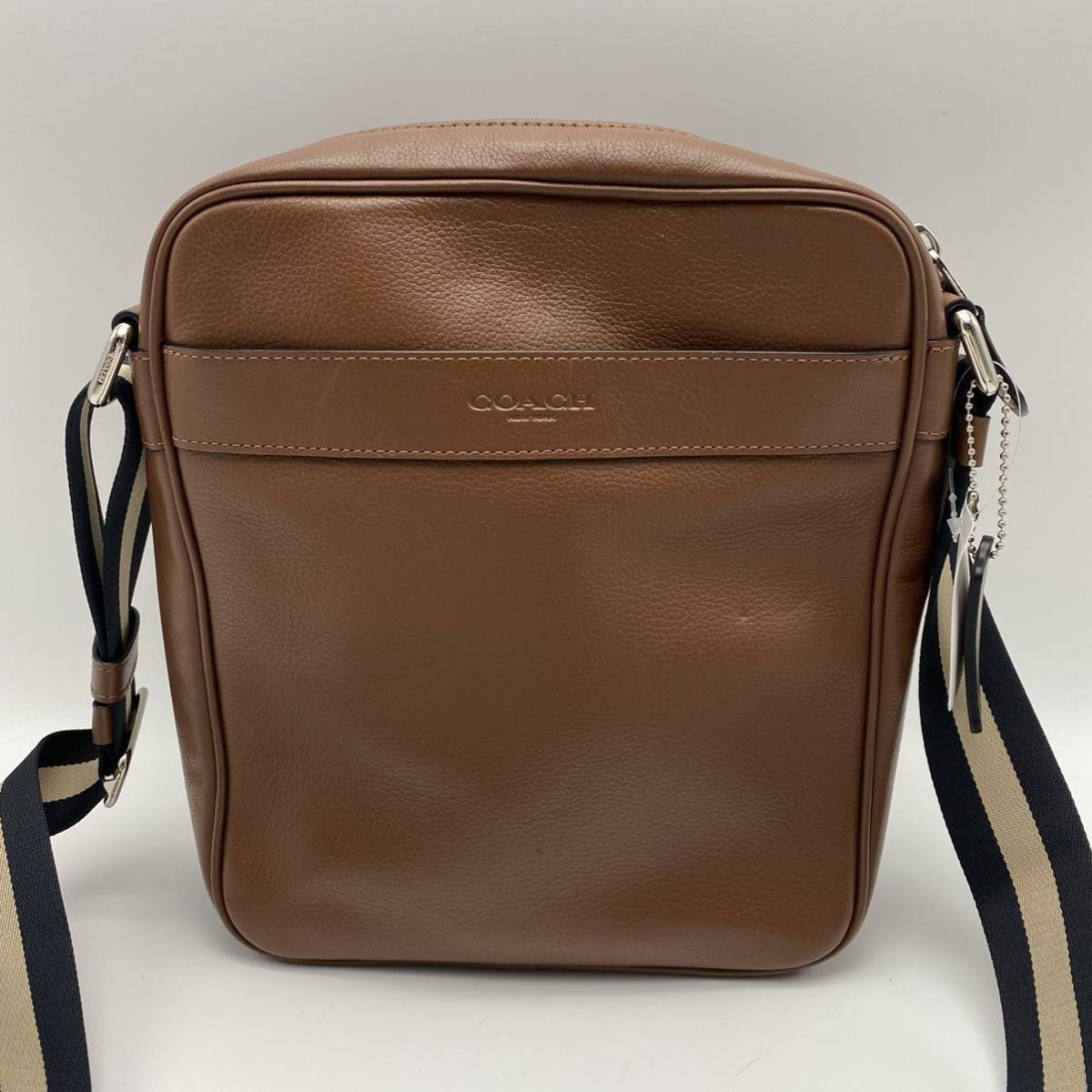 COACH コーチ ショルダーバッグ レザー ブラウン
