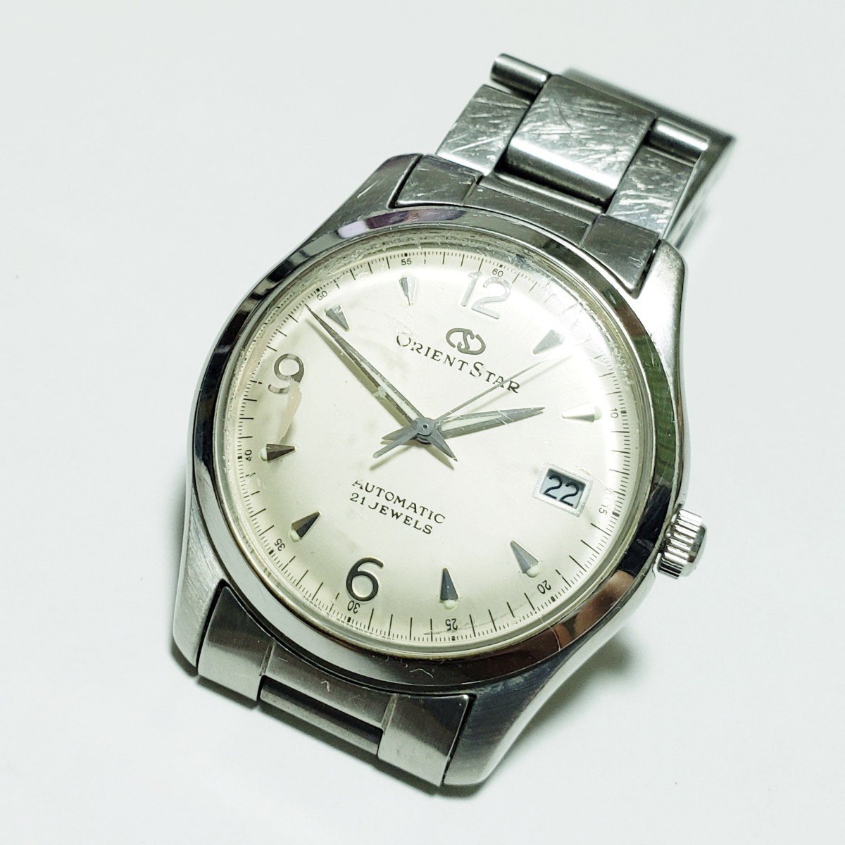 ORIENT STAR オリエントスター KW 597302-70 CS 21石 裏スケ 腕時計 