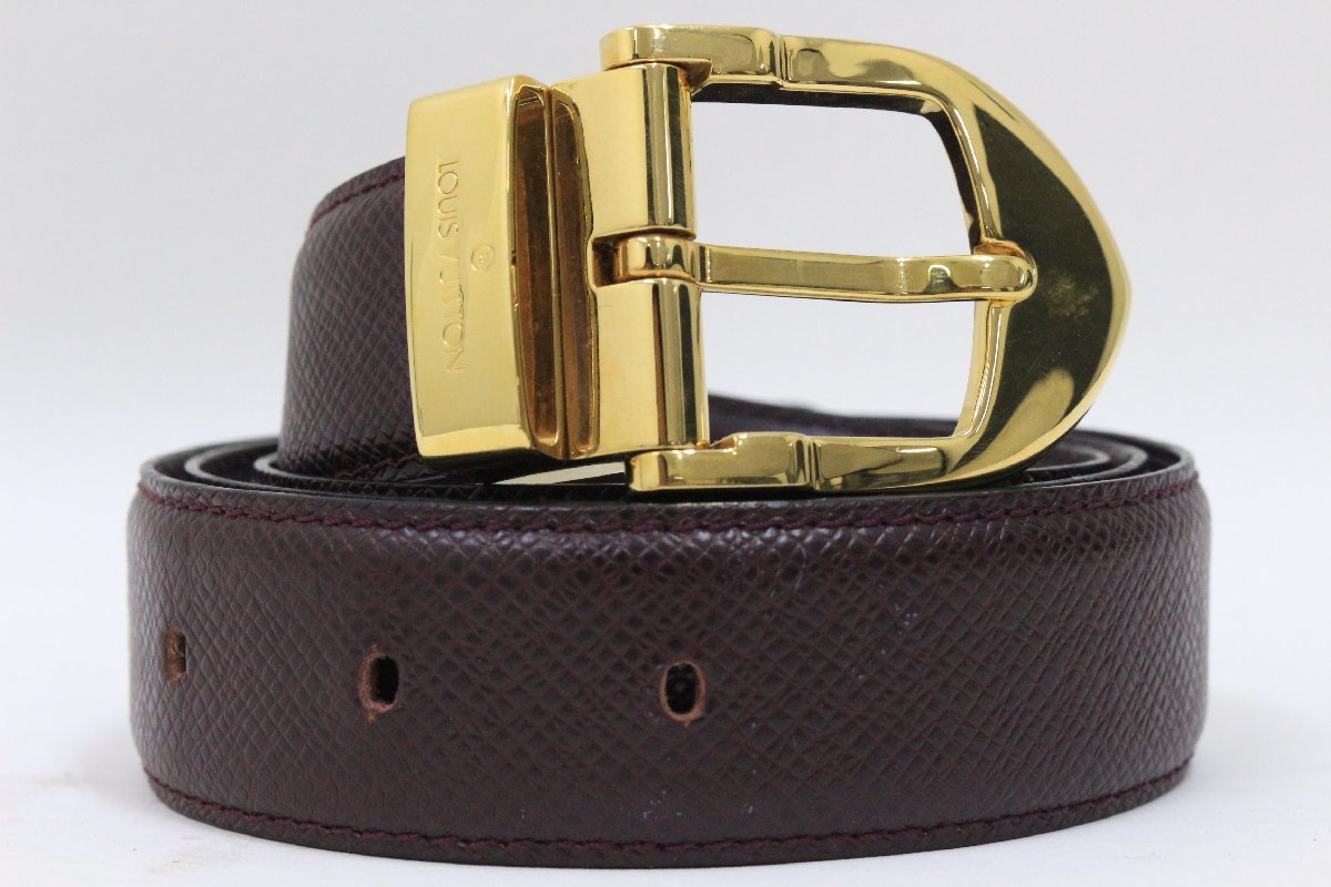 LOUIS VUITTON/ルイヴィトン ＊ ベルト タイガ サンチュールクラシック