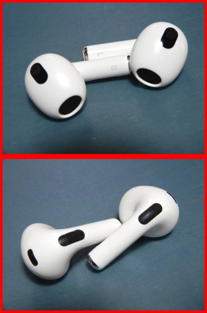 AirPods 第3世代 - 整備済み品 R片耳Apple国内正規品 動作品公式通販 正規品　Apple Airpods 第３世代　イヤホン （A2564/A2565）　 充電ケース （A2566 ）　ワイヤレスイヤホン 　管045