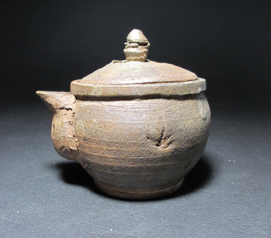 名工作 南蛮手 宝瓶 備前焼 急須 煎茶道具