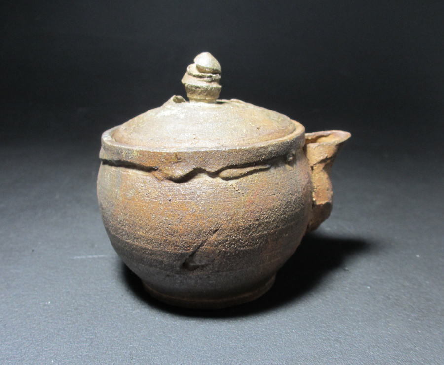 名工作 南蛮手 宝瓶 備前焼 急須 煎茶道具