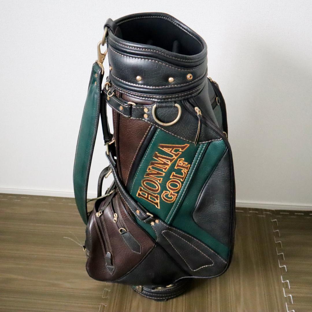 最高級モデル】本間ゴルフ HONMA GOLF 本革 オールレザーキャディ