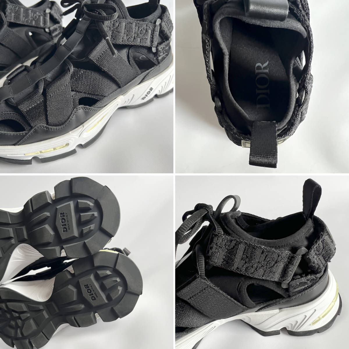 DIOR オブリーク総柄CDバックルレザーベルト｜中古・新品通販