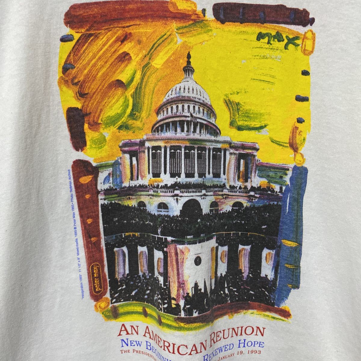 90s ピーターマックス Peter max Tシャツ tee 激レア スペシャル USA製 