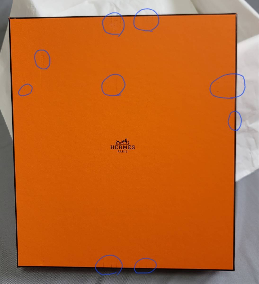 バーキン25☆エルメス 空箱 32×28×16 1497 HERMES ボックス ケース
