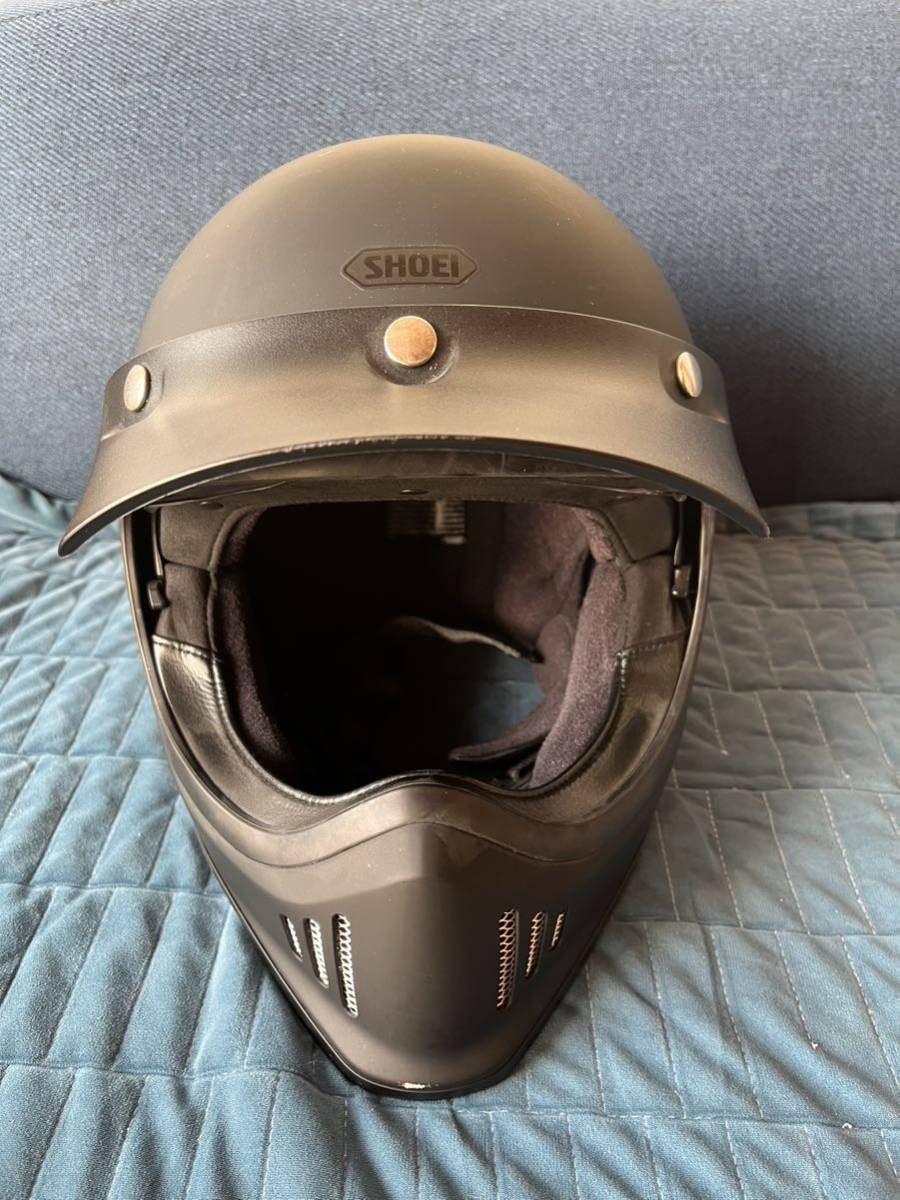 SHOEI EX-ZERO マットブラックLサイズ イーエックスゼロ フルフェイス 