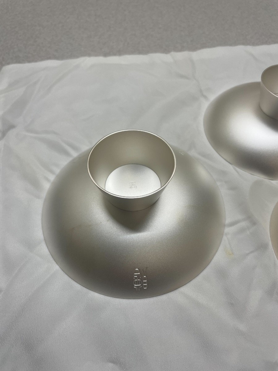内閣総理大臣 銀杯 SILVER 銀盃 0 造幣局刻印あり 造幣局 造幣局製 銀杯3個
