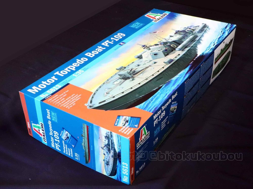 イタレリ】1/35 Motor Torpedo Boat PT-109 ITALERI アメリカ軍 哨戒 