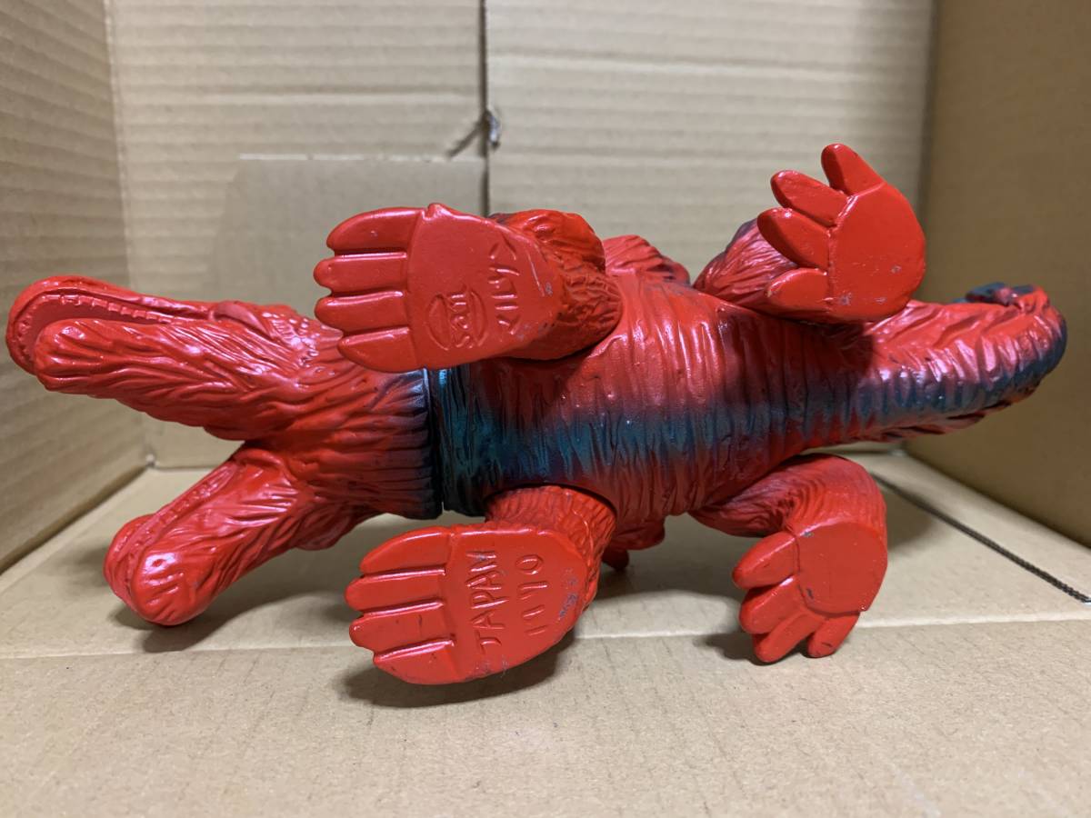 美品]バロン350 マルサンのソフビ怪獣シリーズ 火山怪獣 マルサンが