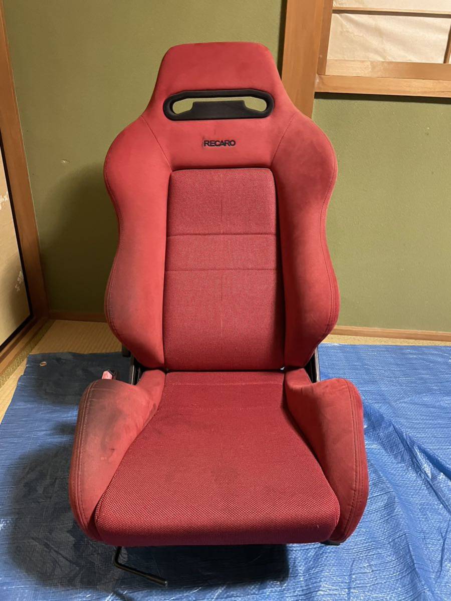 直接引取OK シビック タイプR EK9 純正 レカロ RECARO レッド セミ 