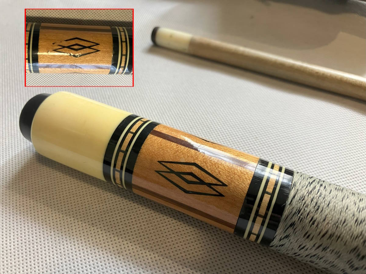 ビリヤード☆キュー☆4剣ハギ・無銘・ビンテージ【送料無料】1B1S