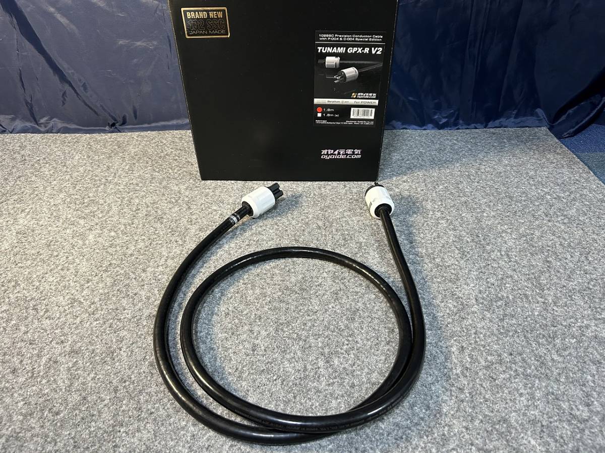 V2 TUNAMI GPX-R | OYAIDE 電源ケーブル 1.8m オヤイデ GPX オヤイデ 