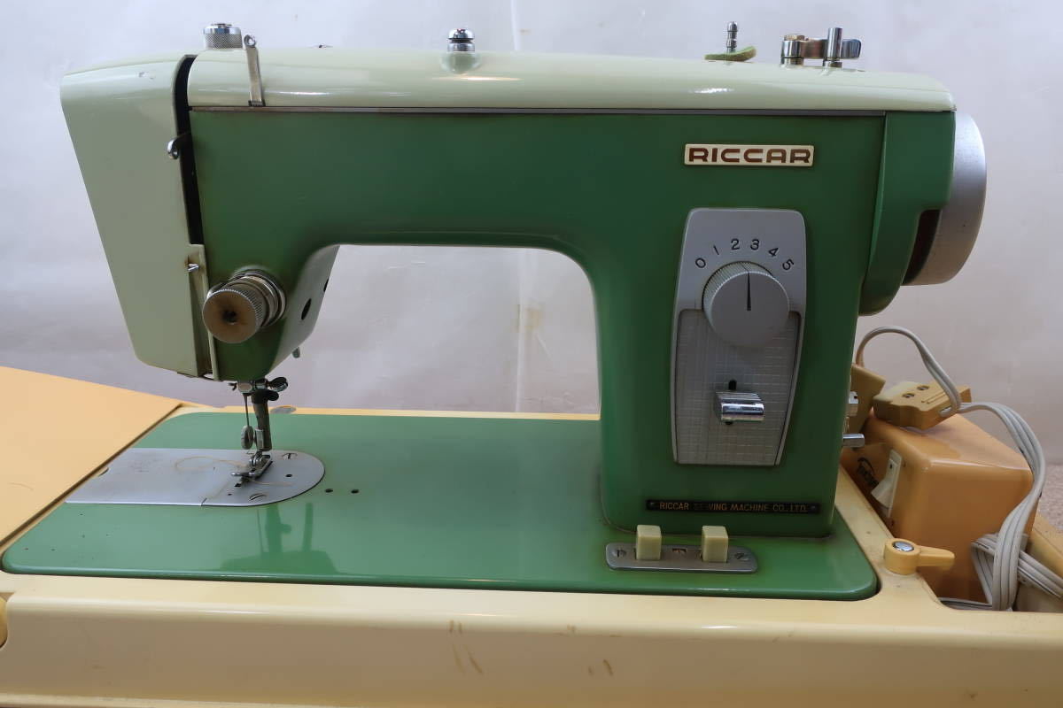 リッカー RW-6L RICCAR 足踏みミシン RICCER 昭和 riccer アンティーク 