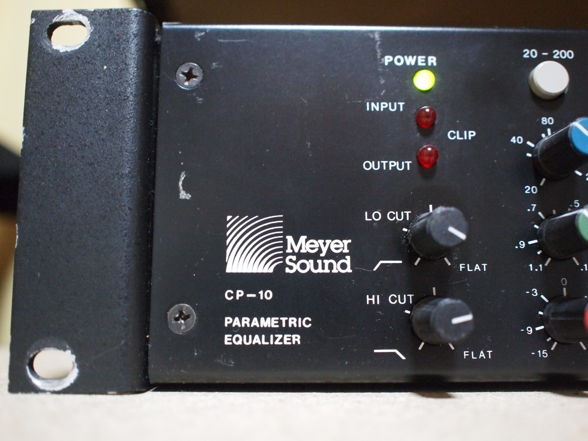 MEYER SOUND CP-10 パラメトリックイコライザー(イコライザー)｜売買