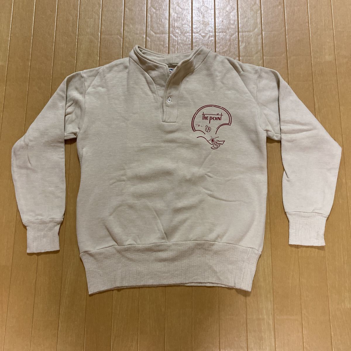 WAREHOUSE DUBBLE WORKS スウェット　ベージュ　S ウェアハウス　ダブルワークス