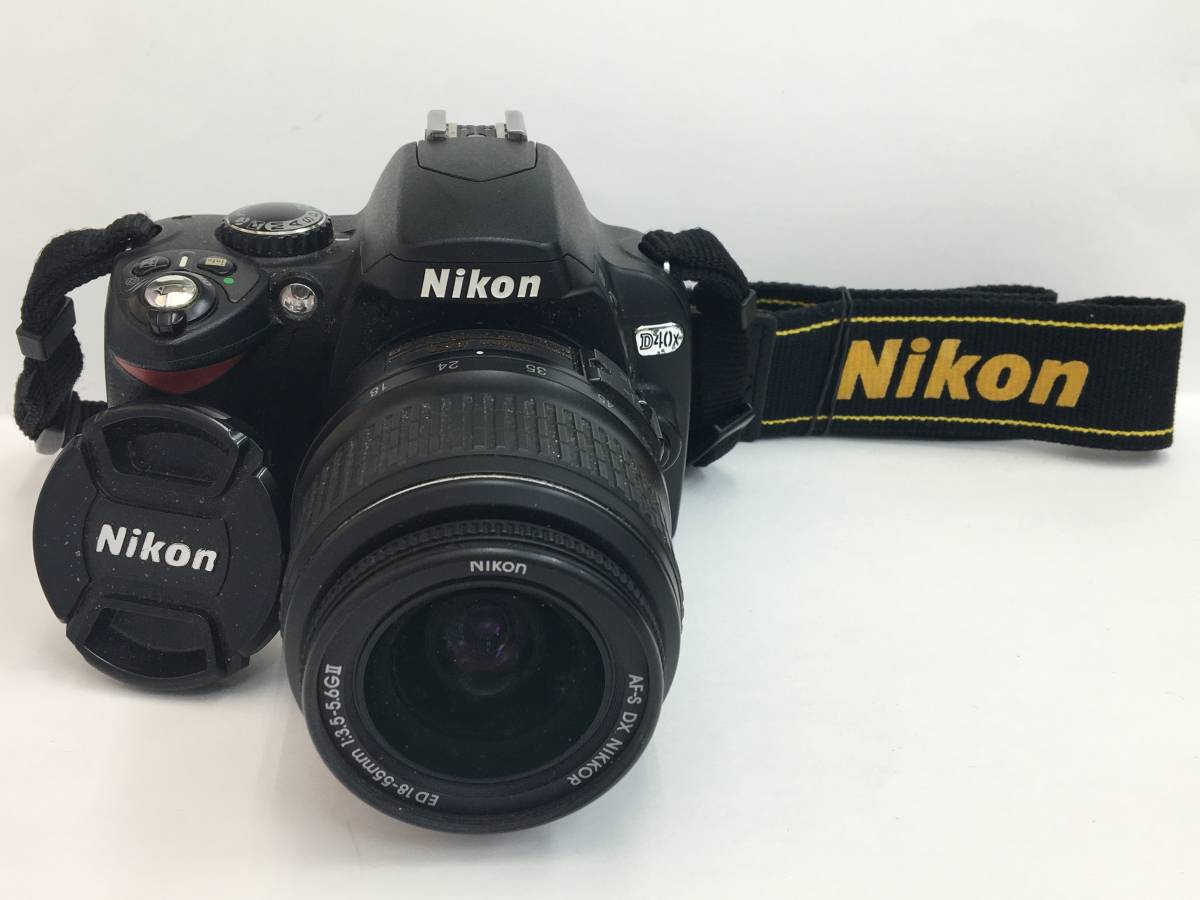 39882 Nikon カメラ ボディ ストラップ レンズ付 D40X 一眼レフ
