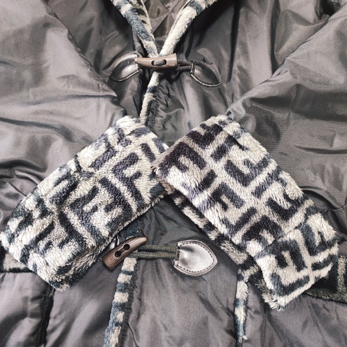 超希少】フェンディ FENDI ズッカ柄 ダッフルコート コート 