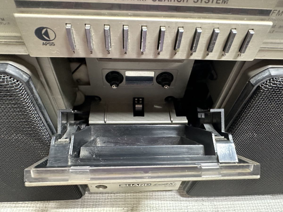 SHARP／シャープ】 GF-508ST AM FM テープレコーダー ラジカセ 昭和