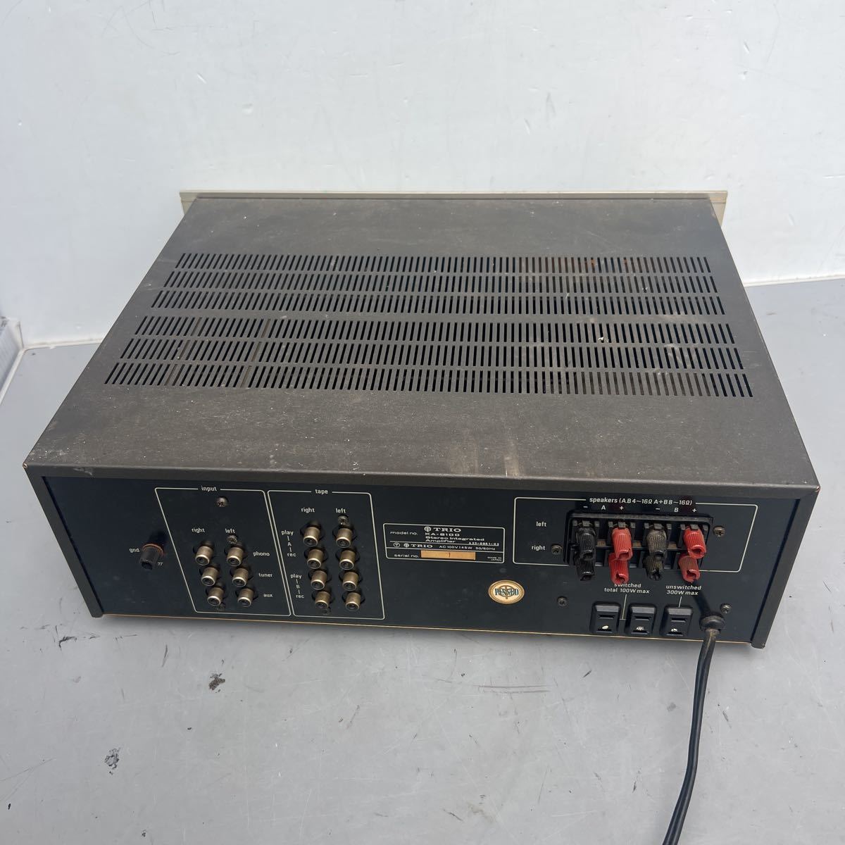 ペスさん専用 TRIO KA-6100 軽整備済 プリメインアンプ ビンテージ