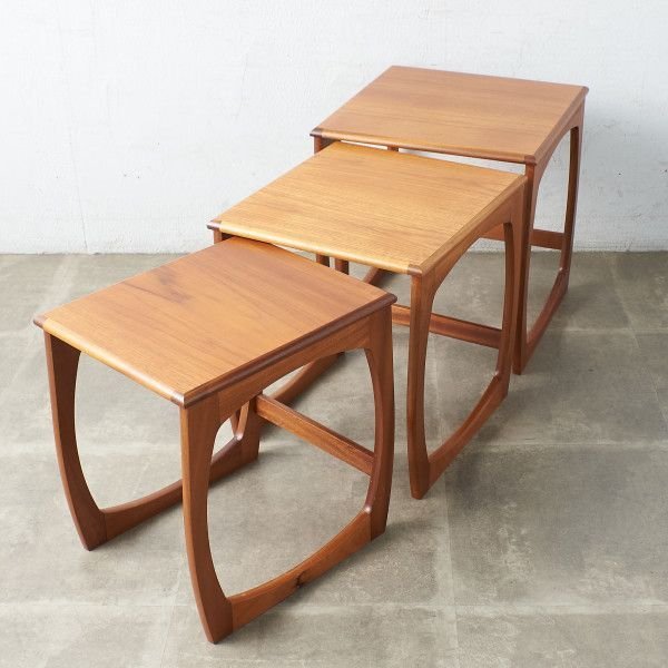 ネストテーブル kerran チーク材 Nest Teak×Oak エクステンション