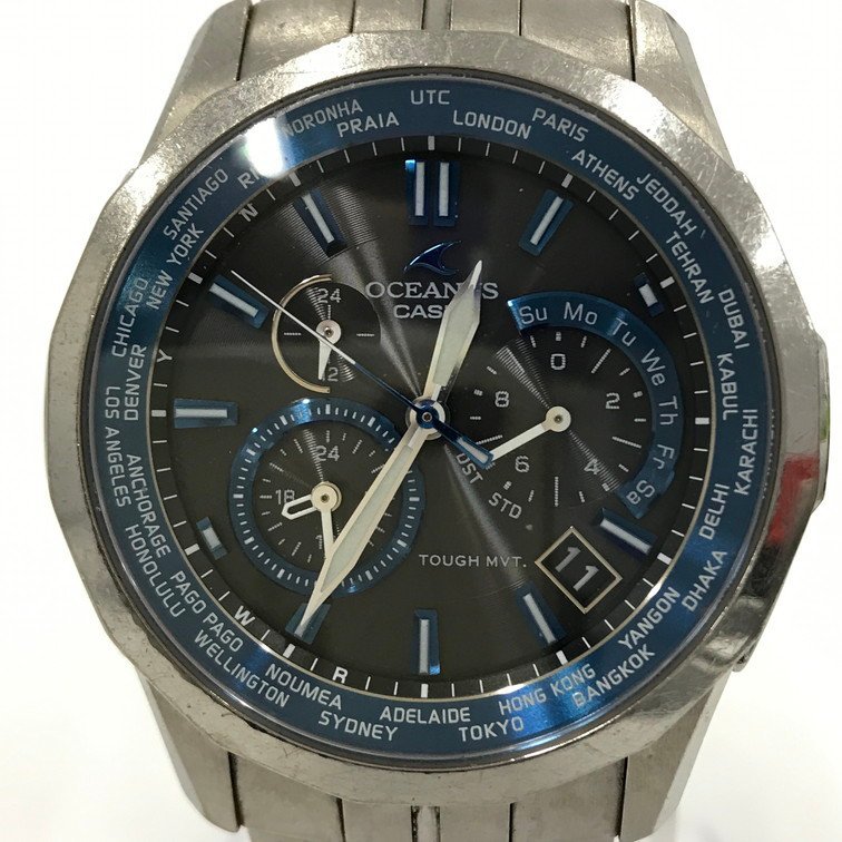 CASIO カシオ OCEANUS オシアナス ソーラー 0CW-S1400/5075 腕時計 不動 ケース付【BIAY0050】