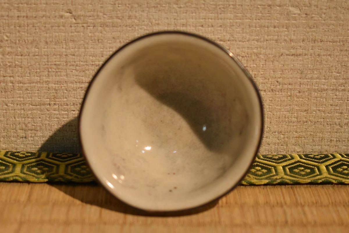 GE】Z287【コレクター所蔵品】時代 白高麗酒盃 /骨董品 時代品 美術品