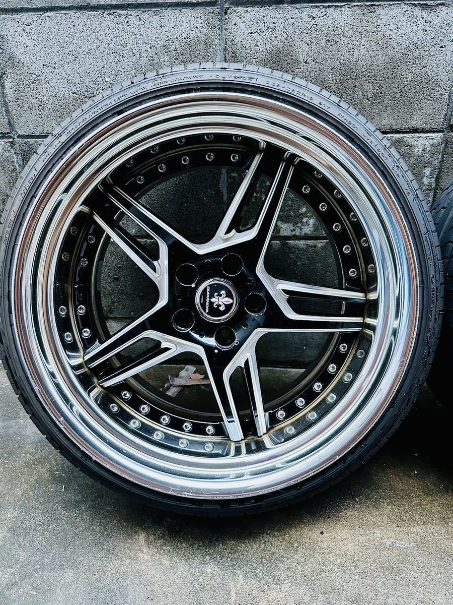 work デュランダル 19インチ9.5J +9 10.5J +21 PCD114.3 深リム 