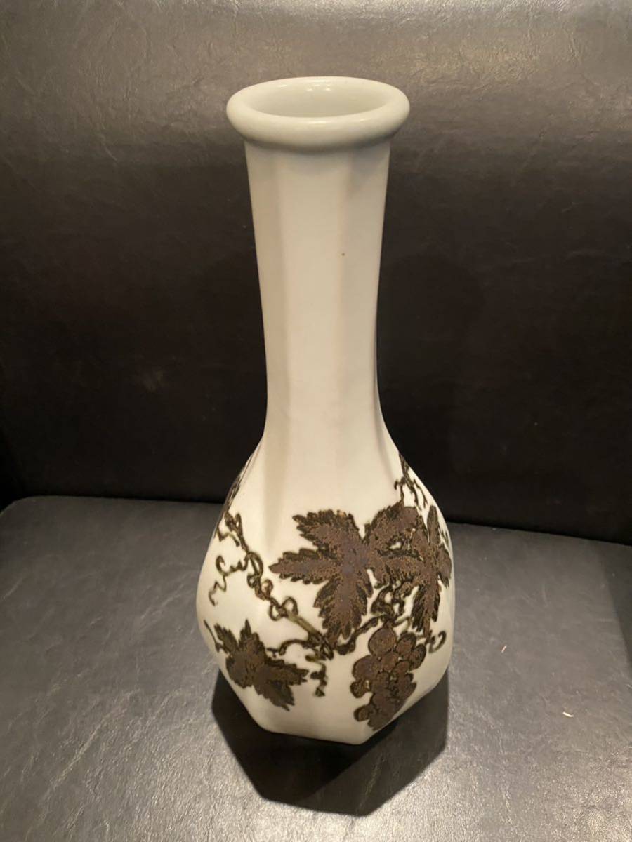 希少 格安 箱入り 国宝 池順鐸　ジ スンタク　高麗　花入れ　花びん　長期保管品 骨董 陶磁器 レトロ アンティーク