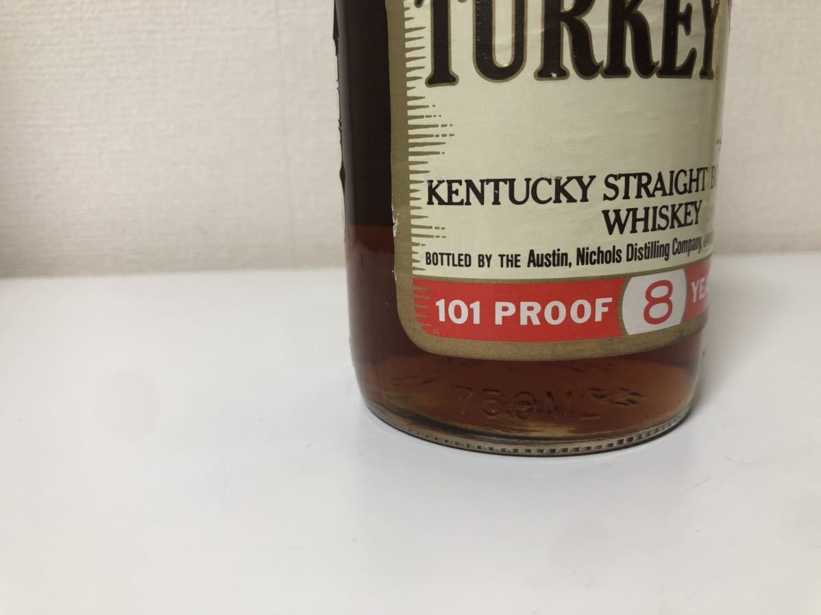 未開封品】WILD TURKEY/ワイルドターキー/8年 旧ボトル/金キャップ