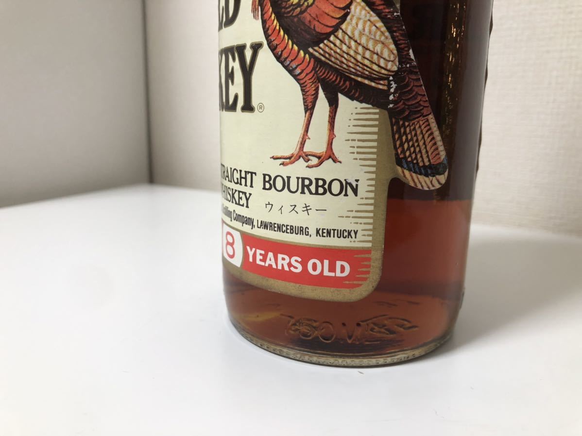 【特価】（旧ボトル）WILD TURKEY 8年 ②本セット 未開封品】WILD TURKEY/ワイルドターキー/8年 旧ボトル/金キャップ