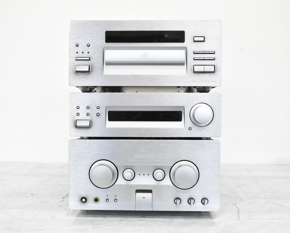 Σ7646 現状品 KENWOOD ケンウッド システムコンポ DPF-7002 KTF-5002